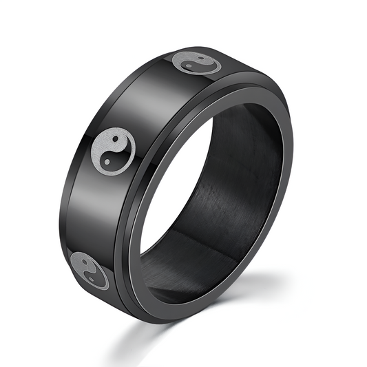 Ravey Yin & Yang Fidget Spinner Ring – Spin in Perfect Harmony