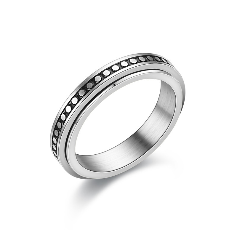 Ravey Dotline Fidget Spinner Ring – Sleek. Smooth. Stress-Free